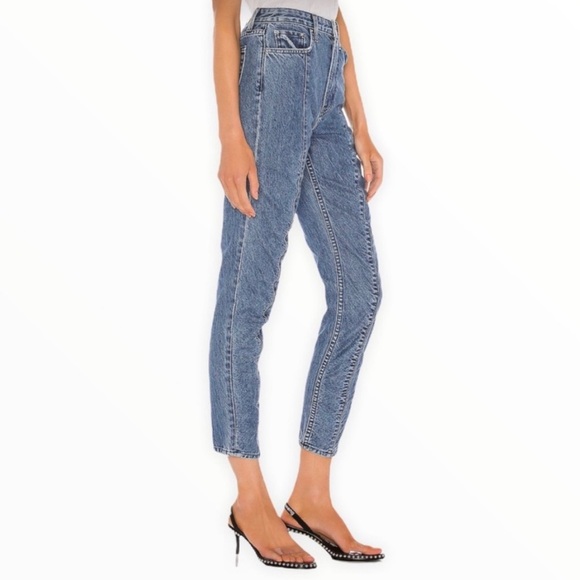 GRLFRND Anya One More Reason Jeans in Blue - Picture 2 of 3
